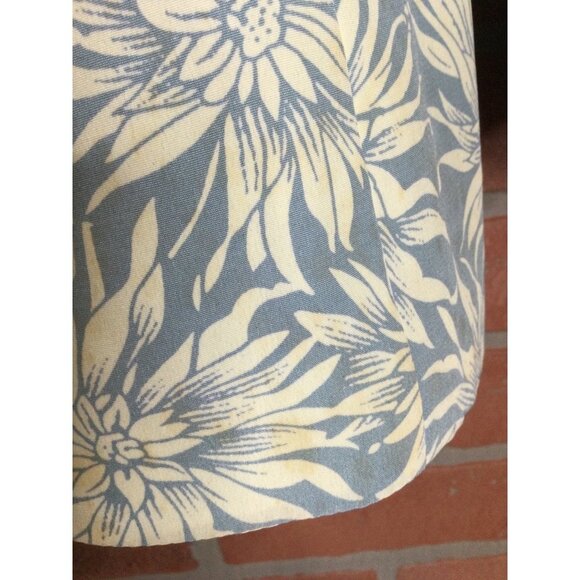 Vintage That's Me Women's Jacket Size 9/10 and Skirt Size 11/12 Set Floral Blue - Picture 6 of 14